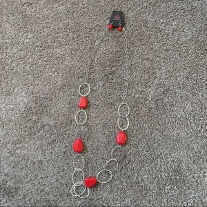NWT paparazzi necklace and earring set